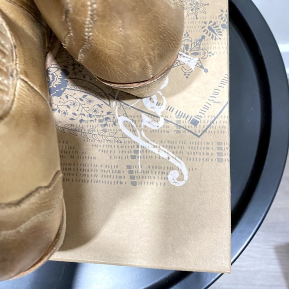 Free People New Frontier Western Chelsea Boho Ankle Boot 38 8 - Picture 5 of 10